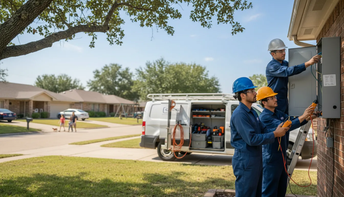 Certified electrician providing emergency electrical services in Sherrard, IL